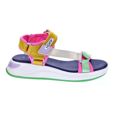 Sandalias Hoff zapatos Mujer modelo Phuket Multicolor Velcro