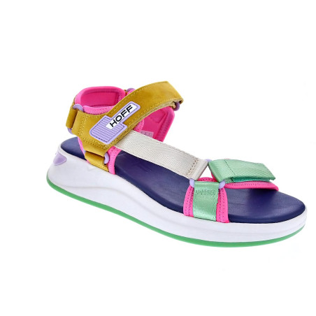 Sandalias Hoff zapatos Mujer modelo Phuket Multicolor Velcro