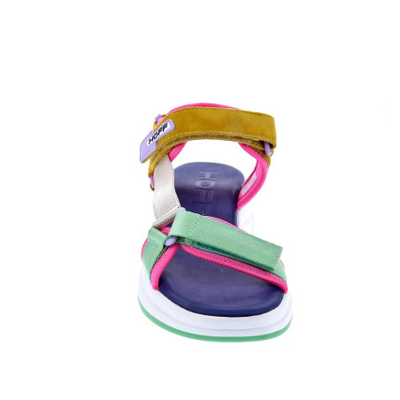Sandalias Hoff zapatos Mujer modelo Phuket Multicolor Velcro