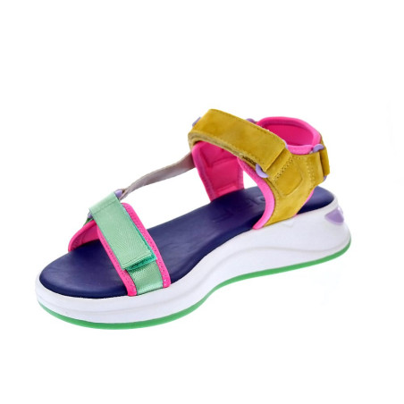 Sandalias Hoff zapatos Mujer modelo Phuket Multicolor Velcro