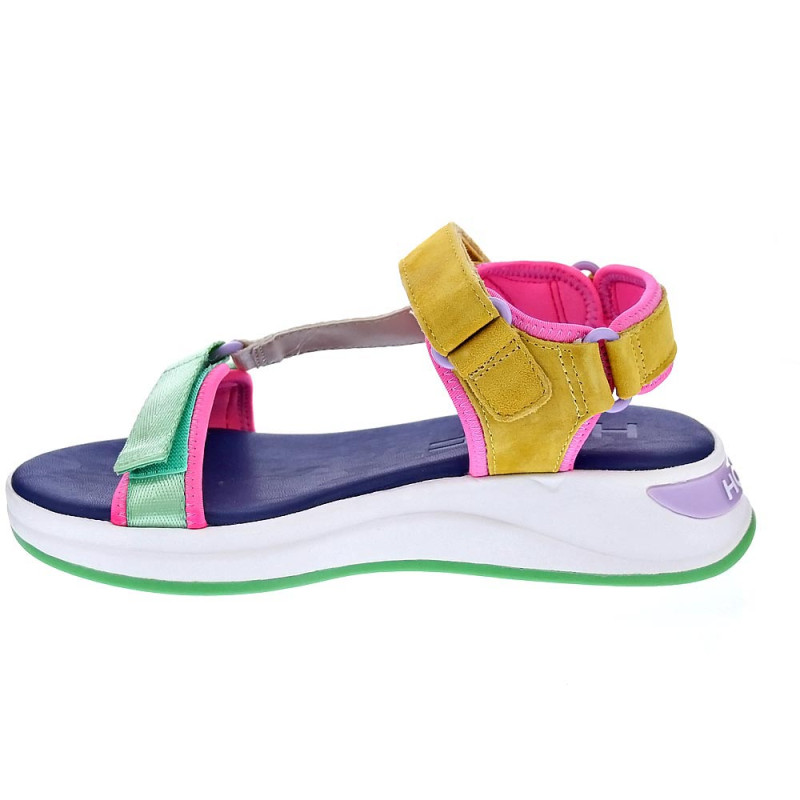 Sandalias Hoff zapatos Mujer modelo Phuket Multicolor Velcro