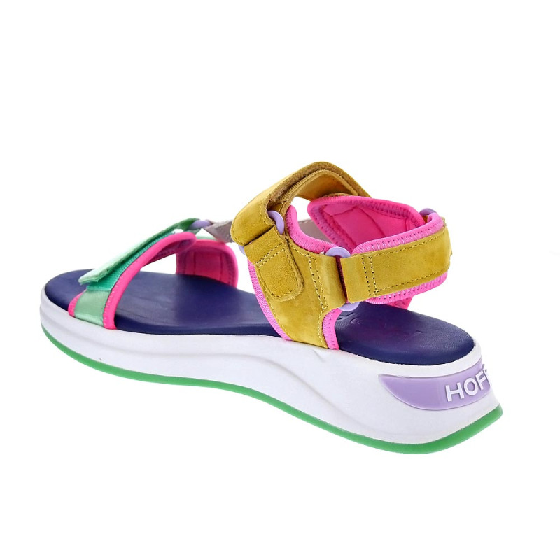 Sandalias Hoff zapatos Mujer modelo Phuket Multicolor Velcro