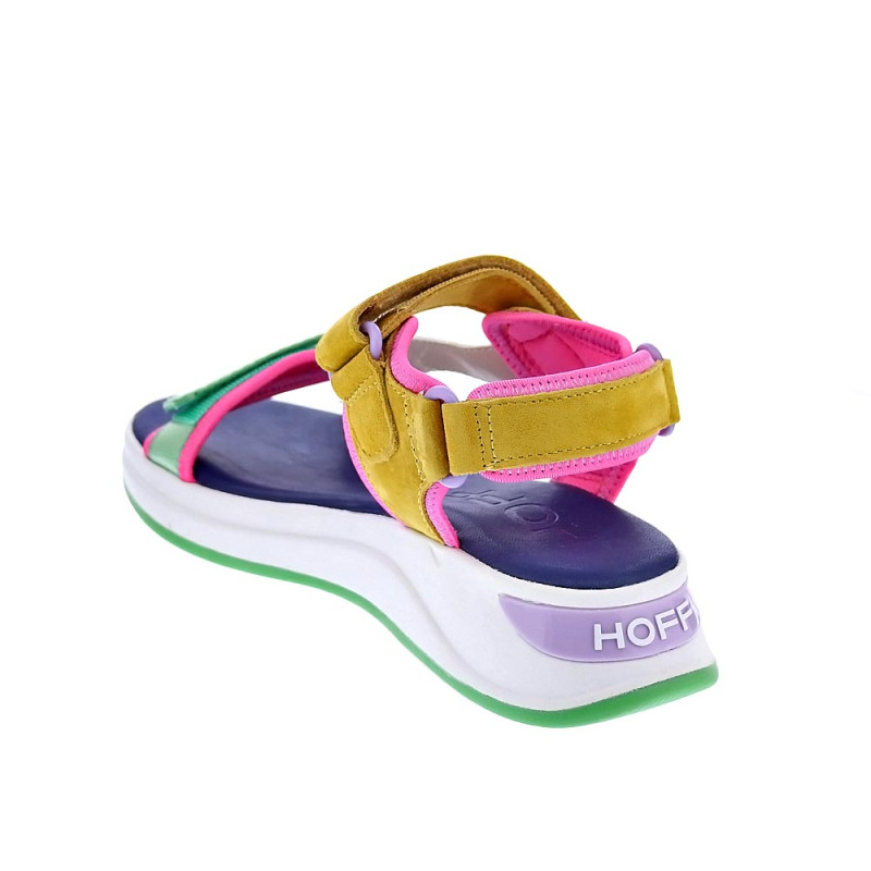 Sandalias Hoff zapatos Mujer modelo Phuket Multicolor Velcro
