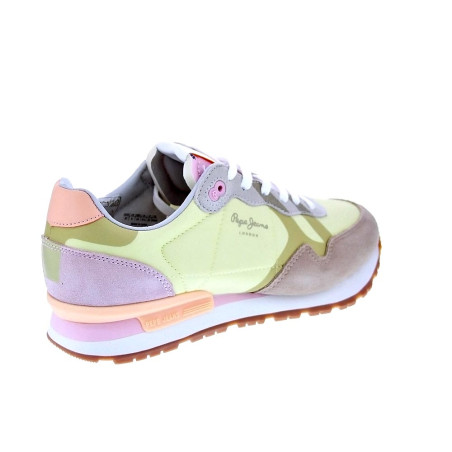 Zapatillas Pepe Jeans zapatos Mujer modelo Brit Print Dana Amarillo 