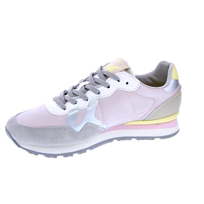 Zapatillas Pepe Jeans zapatos Mujer modelo Brit Print Zag Gris 