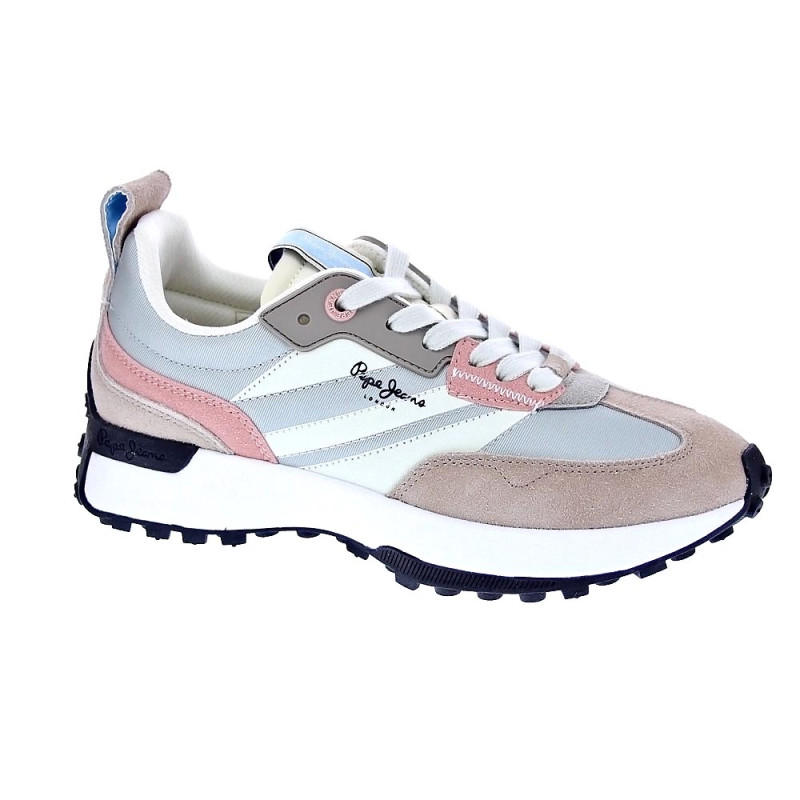 Zapatillas Pepe Jeans zapatos Mujer modelo Lucky Print Beige 