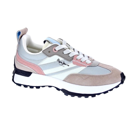 Zapatillas Pepe Jeans zapatos Mujer modelo Lucky Print Beige 