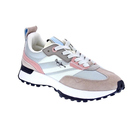 Zapatillas Pepe Jeans zapatos Mujer modelo Lucky Print Beige 