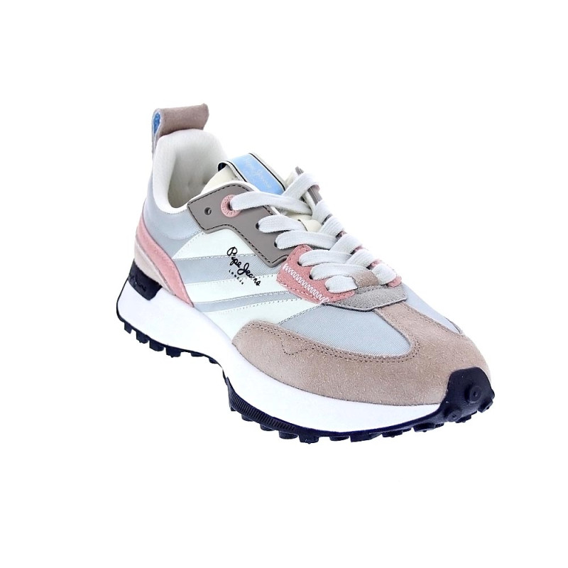 Zapatillas Pepe Jeans zapatos Mujer modelo Lucky Print Beige 