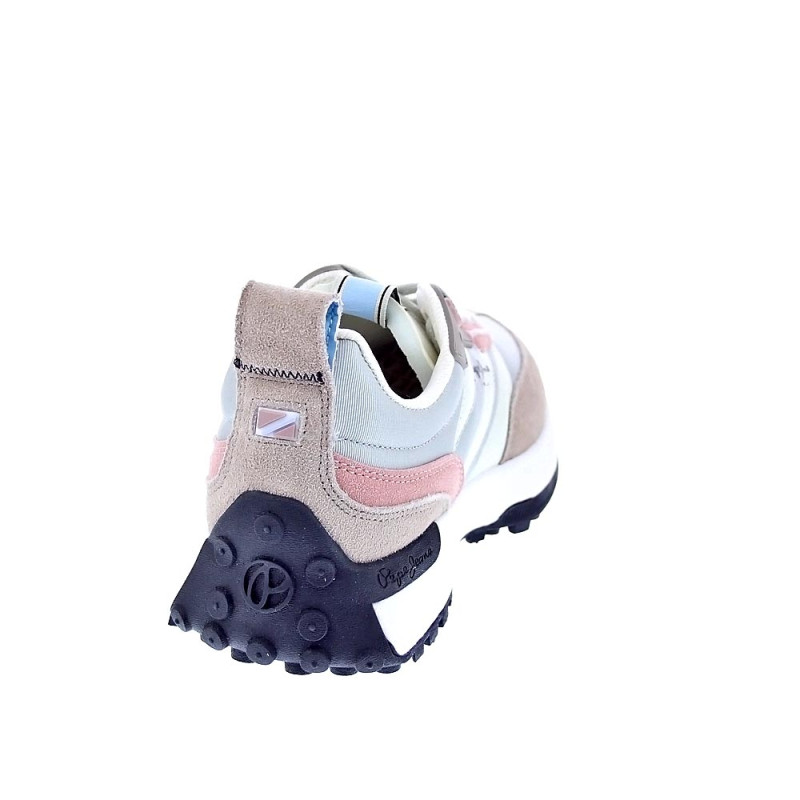 Zapatillas Pepe Jeans zapatos Mujer modelo Lucky Print Beige 