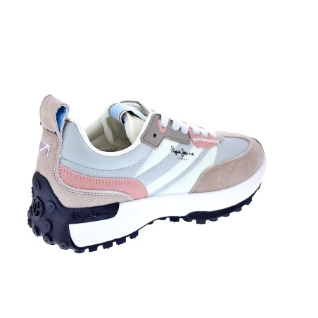 Zapatillas Pepe Jeans zapatos Mujer modelo Lucky Print Beige 