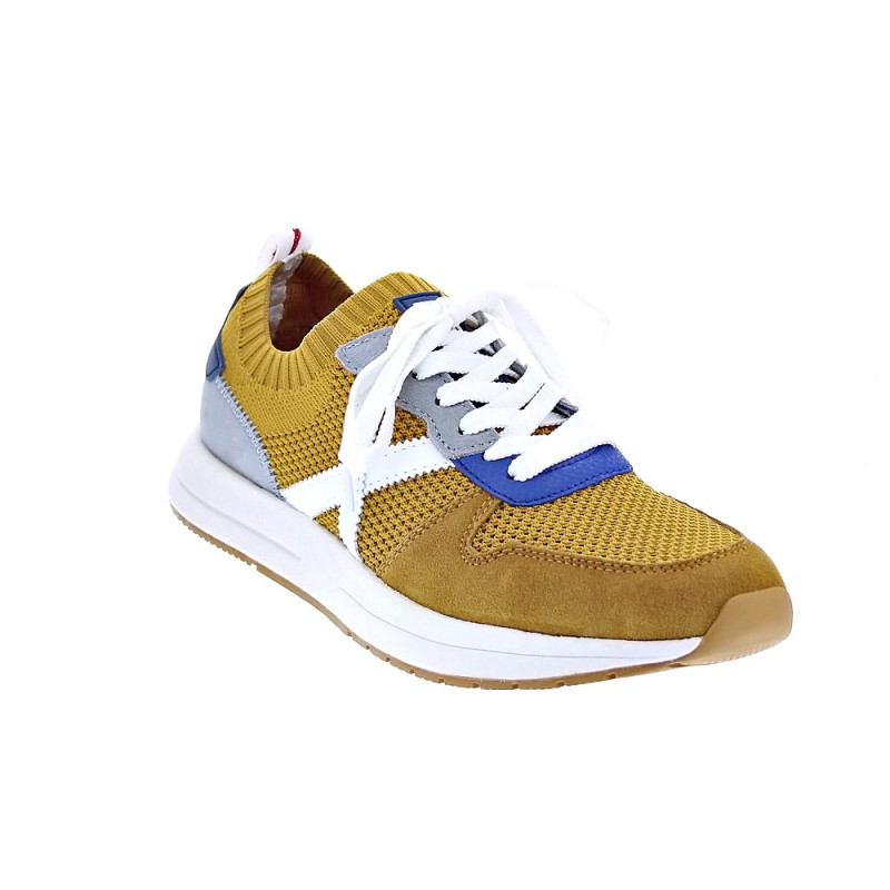 Zapatillas Munich zapatos Hombre modelo Net Amarillo 