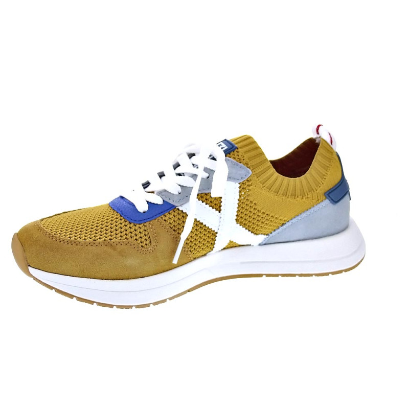Zapatillas Munich zapatos Hombre modelo Net Amarillo 