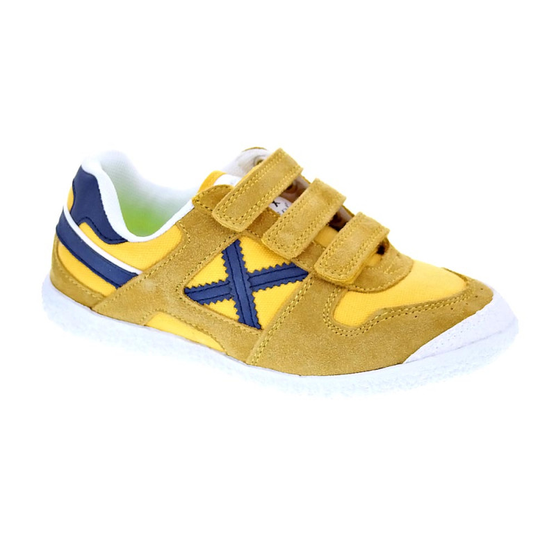 Zapatillas Munich zapatos Niño modelo Mini Goal Vco Amarillo 