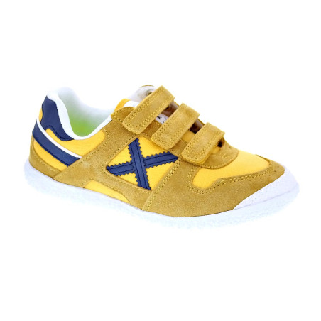 Zapatillas Munich zapatos Niño modelo Mini Goal Vco Amarillo 