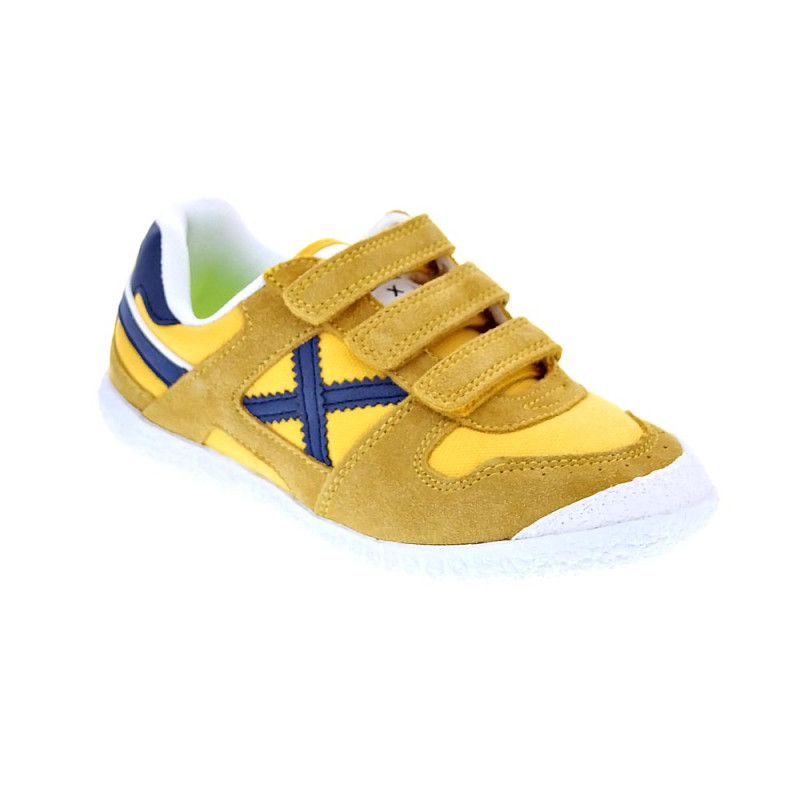 Zapatillas Munich zapatos Niño modelo Mini Goal Vco Amarillo 