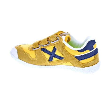 Zapatillas Munich zapatos Niño modelo Mini Goal Vco Amarillo 