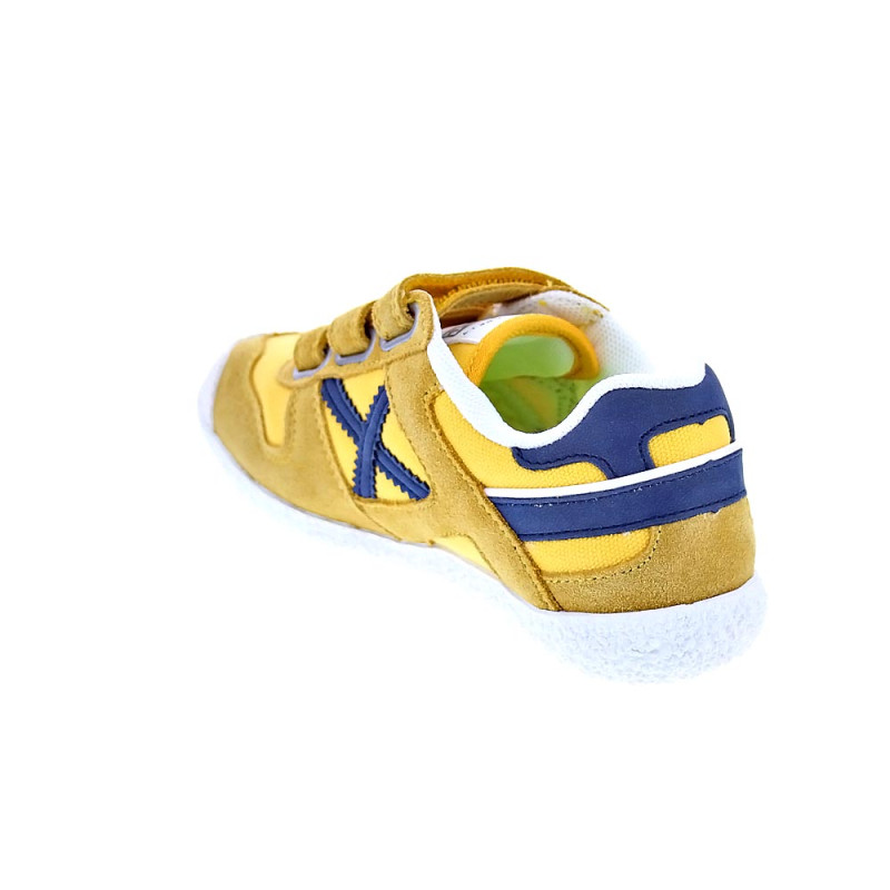 Zapatillas Munich zapatos Niño modelo Mini Goal Vco Amarillo 