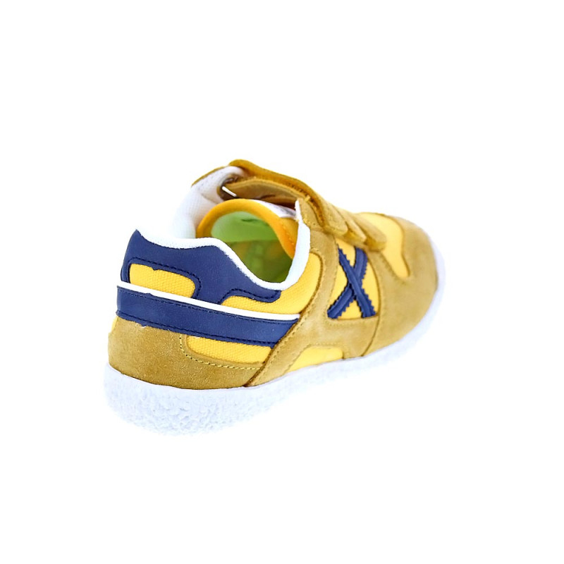 Zapatillas Munich zapatos Niño modelo Mini Goal Vco Amarillo 