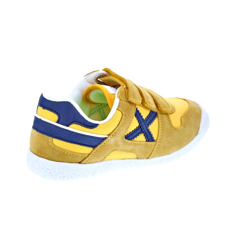 Zapatillas Munich zapatos Niño modelo Mini Goal Vco Amarillo 
