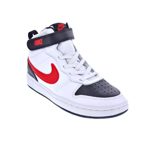 Zapatillas botas Nike zapatos Niño modelo Court Borought Blanco 