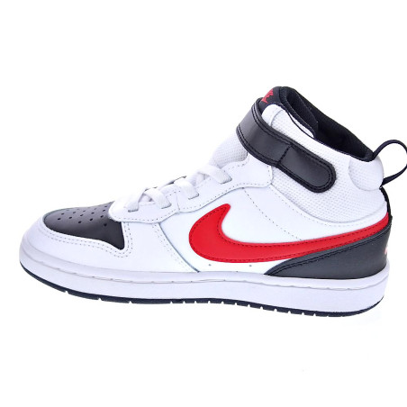 Zapatillas botas Nike zapatos Niño modelo Court Borought Blanco 