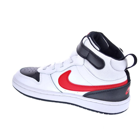 Zapatillas botas Nike zapatos Niño modelo Court Borought Blanco 