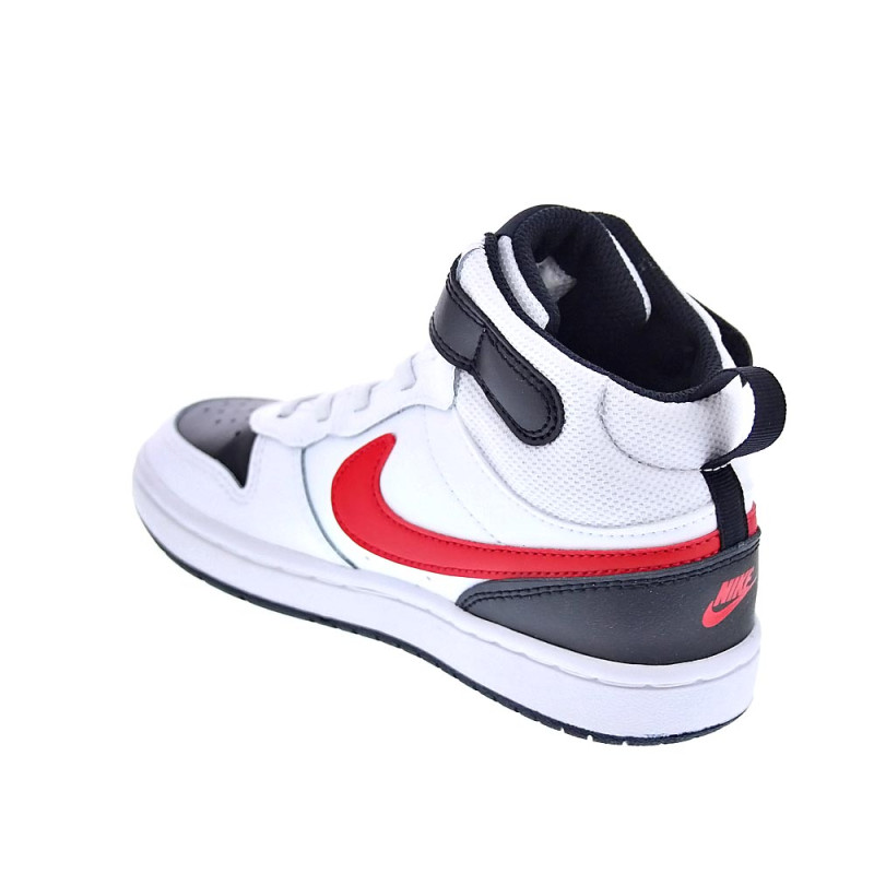 Zapatillas botas Nike zapatos Niño modelo Court Borought Blanco 