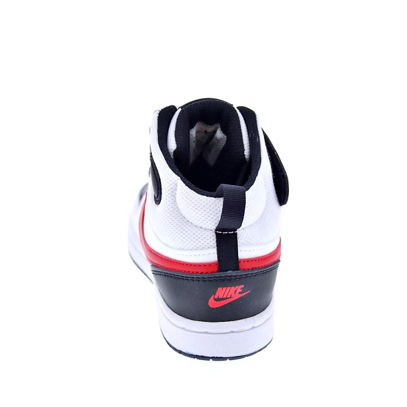 Zapatillas botas Nike zapatos Niño modelo Court Borought Blanco 