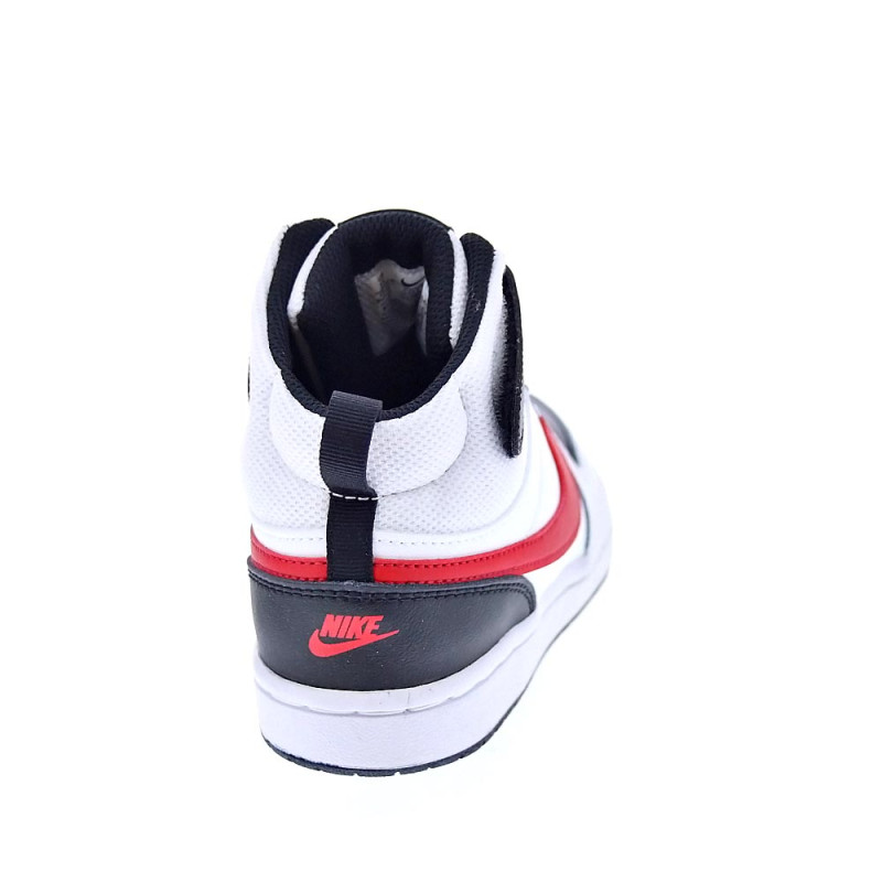 Zapatillas botas Nike zapatos Niño modelo Court Borought Blanco 