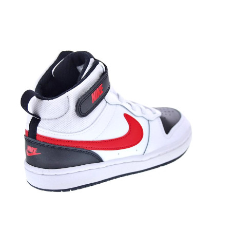 Zapatillas botas Nike zapatos Niño modelo Court Borought Blanco 