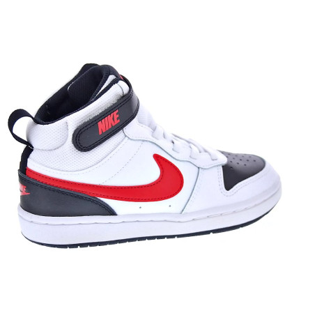 Zapatillas botas Nike zapatos Niño modelo Court Borought Blanco 