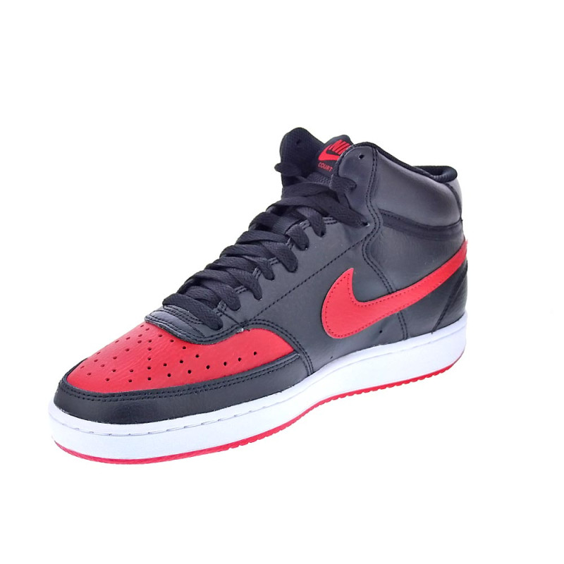 Zapatillas botas Nike zapatos Hombre modelo Court Vision Negro 