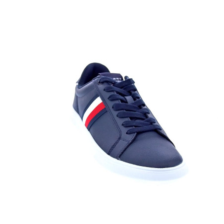 Zapatillas Tommy Hilfiger zapatos Hombre modelo Letaher Cup Azul 