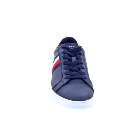 Zapatillas Tommy Hilfiger zapatos Hombre modelo Letaher Cup Azul 