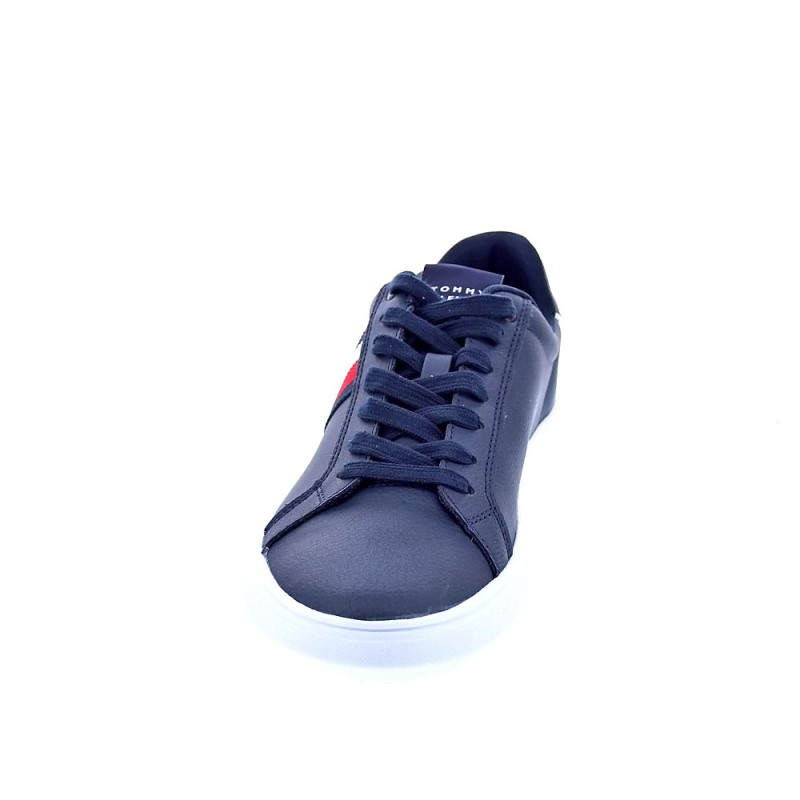 Zapatillas Tommy Hilfiger zapatos Hombre modelo Letaher Cup Azul 