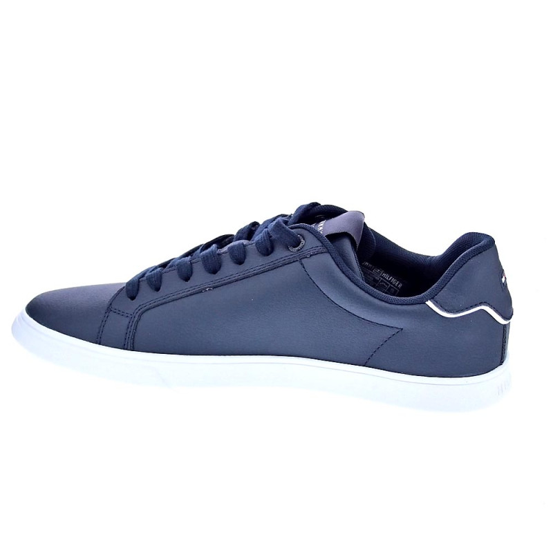 Zapatillas Tommy Hilfiger zapatos Hombre modelo Letaher Cup Azul 