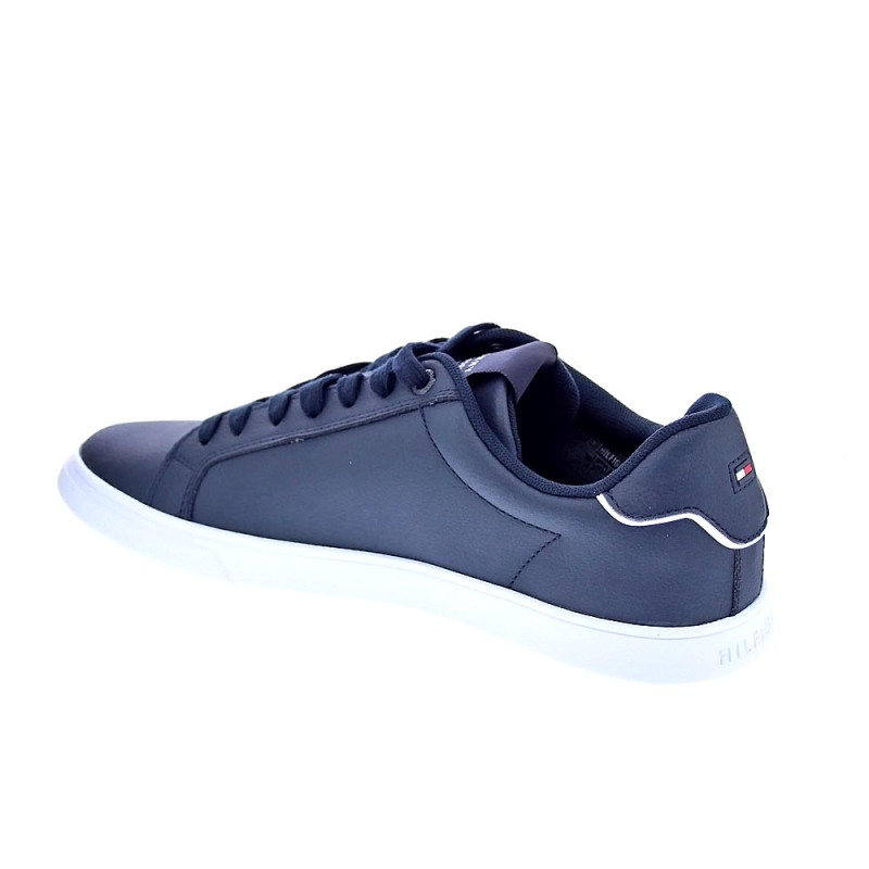 Zapatillas Tommy Hilfiger zapatos Hombre modelo Letaher Cup Azul 