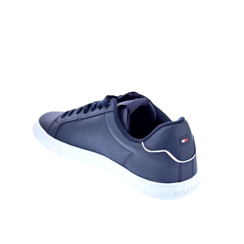 Zapatillas Tommy Hilfiger zapatos Hombre modelo Letaher Cup Azul 