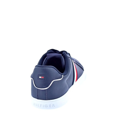Zapatillas Tommy Hilfiger zapatos Hombre modelo Letaher Cup Azul 
