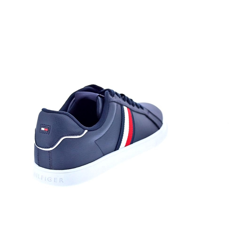 Zapatillas Tommy Hilfiger zapatos Hombre modelo Letaher Cup Azul 