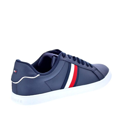 Zapatillas Tommy Hilfiger zapatos Hombre modelo Letaher Cup Azul 