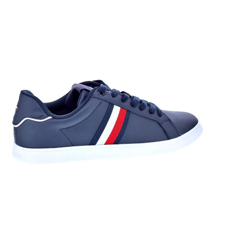 Zapatillas Tommy Hilfiger zapatos Hombre modelo Letaher Cup Azul 