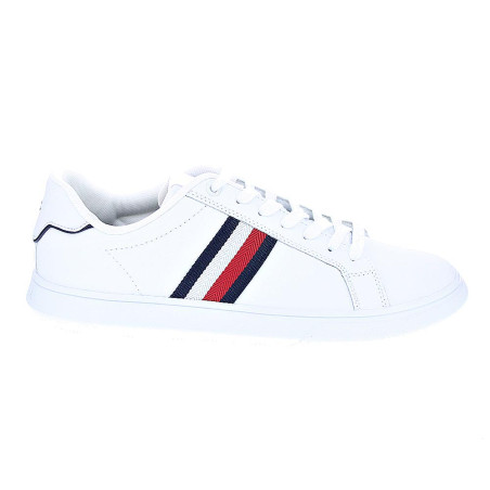 Zapatillas Tommy Hilfiger zapatos Hombre modelo Leather Cup Blanco 