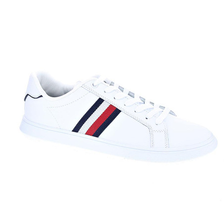 Zapatillas Tommy Hilfiger zapatos Hombre modelo Leather Cup Blanco 