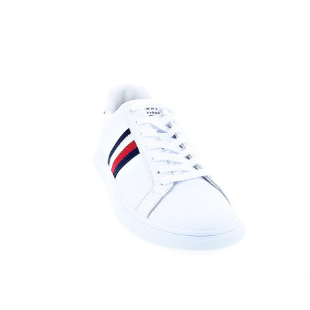 Zapatillas Tommy Hilfiger zapatos Hombre modelo Leather Cup Blanco 