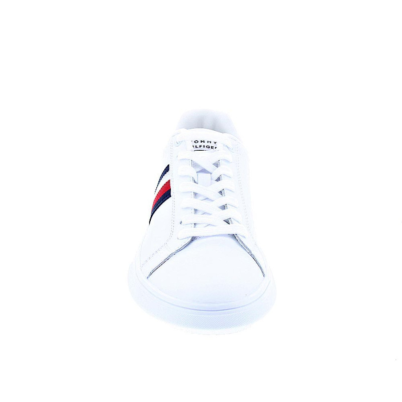 Zapatillas Tommy Hilfiger zapatos Hombre modelo Leather Cup Blanco 