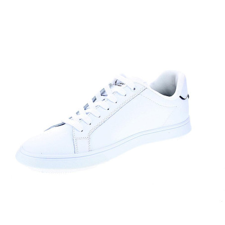 Zapatillas Tommy Hilfiger zapatos Hombre modelo Leather Cup Blanco 