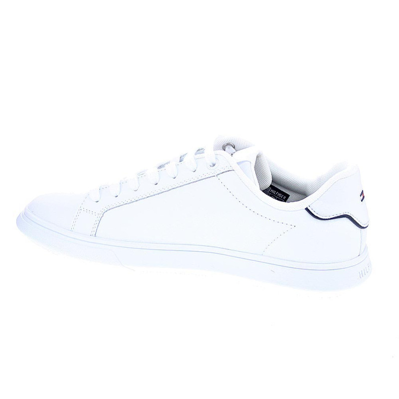 Zapatillas Tommy Hilfiger zapatos Hombre modelo Leather Cup Blanco 