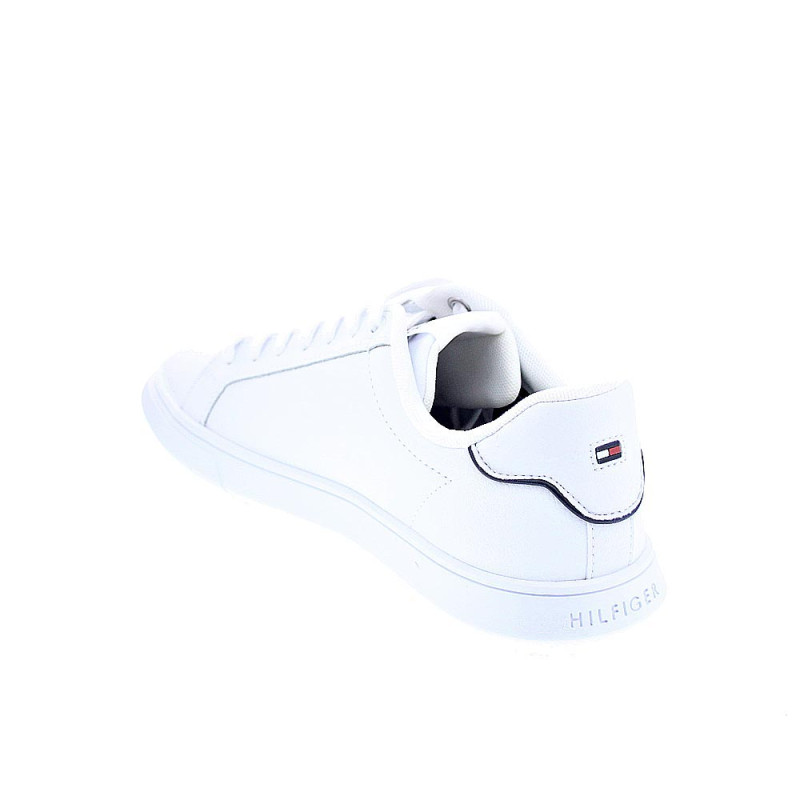 Zapatillas Tommy Hilfiger zapatos Hombre modelo Leather Cup Blanco 